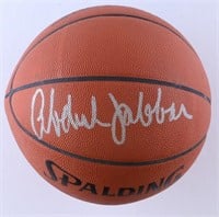 Autographed Kareem Abdul-Jabbar NBA Basketball