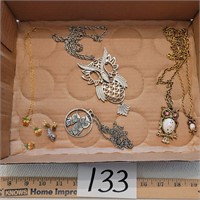 Owl Jewelry Lot