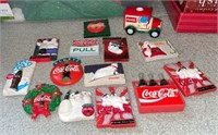 (14) Coca-Cola Refrigerator Magnets & Plastic