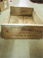 Ar-Cal Wooden Crate - 14"Wx17"Dx6 1/2"H