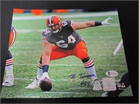 JC Tretter Signed Browns 8x10 Photo Beckett