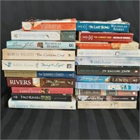 Huge lot of 21 romance and other novels