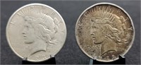 1922-D & 1923-S Peace Silver Dollars