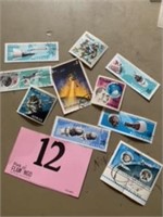 ASST SPACE STAMPS