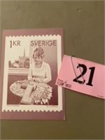 AKE SVENSSON POSTCARD