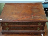 2 drawer JP Coats spool cabinet