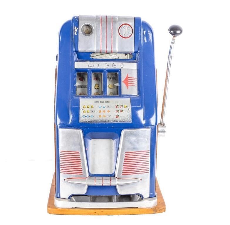 1940s Casino Mills English 1D Slot Machine