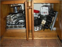 Baking Pans, Contents of Cabinet