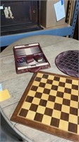 Checker Game Board Set