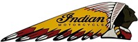 INDIAN MOTORCYCLE 7.5" SIGN