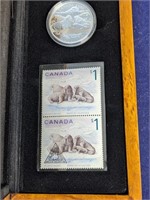 2003 Walrus & Calf  .9999 Fine $5 Silver Coin
