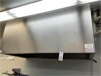 Stainless steel hood and fire system 6ft