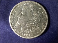 1921 -S MORGAN SILVER DOLLAR