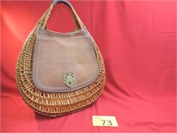 1960's Gondola Basket Handbag