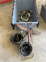 4 TOTES MISC. PARTS, USED 30'S TO 80'S