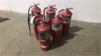 (Qty - 6) 20 lb Fire Extinguishers-