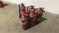 (Qty - 6) Ansul 10 lb Fire Extinguishers-