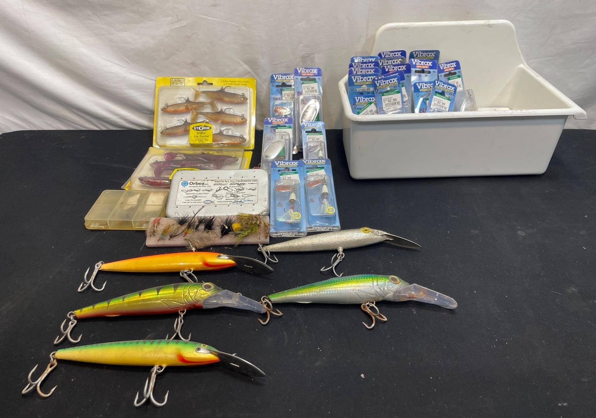 Large Fishing Lure Lot