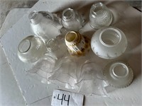 (14) Glass lamp shades