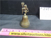 Vintage Brass Bell w/ Lion