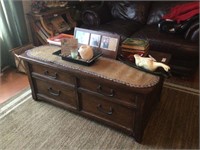 Coffee Table w/Storage & Convertible Top