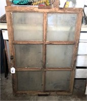 Vintage 6 Pane Wood Window