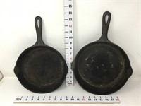 (2) Cast Iron Frying Pans - (1) Griswold