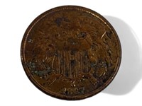 1867 Two Cents Two Cent Pieces