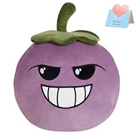 BSTAOFY 12'' Cute Mangosteen Fruit Soft Plush Pill