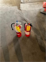 2 ABC fire extinguishers
