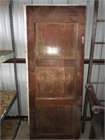 Nice Solid Wooden Door / Peeling Top Coat / 32"