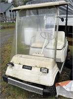 Older Yamaha Gas Powered Golf Cart w/Some Extra