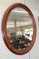 Penn. House Cherry Framed Oval Mirror