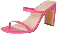 The Drop Women's Avery Square Toe Two Strap High H