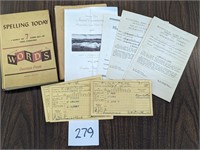 Vintage Rockwood School Report Cards
