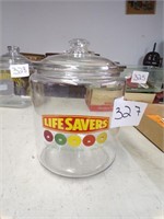 Life Savers Glass Jar with Lid