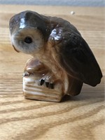 Ceramic Owl Figurine