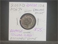 2007-D Dime w/ Minting Error's - Unauthenticated