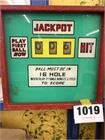 Jackpot Mini Golf Machine Top,