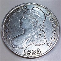 1834 Capped Bust Half Dollar High Grade