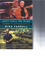Mike Farrell signed book