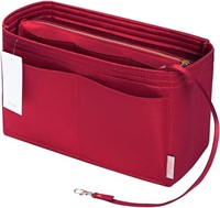 ZTUJO Purse Organizer Insert (Medium, Ruby)