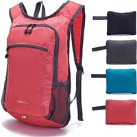 YZAOLL Small Hiking Backpack 15L (Red)