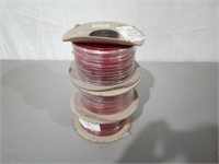 (3) 500m Spools of T/W Red & Black Wire