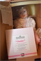 ASHTON DRAKE PORCELAIN DOLL - AS NEW BOX "JANIE"