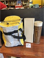 cooler and VTG Thermos with case