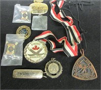 Lot of Old Pins and Medals