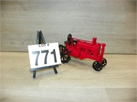 1/16 Red Cast Iron Tractor