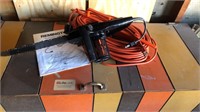 Remington 12” Electric Chain Saw, Storage Box
