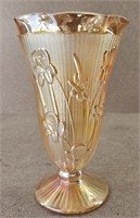 1930 Iris Marigold Imperial Carnival Glass Vase